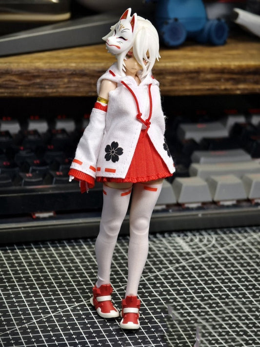 JTNJ005 JTNJ STYLE PSYCHO  型精神病 1/12 Miko Dress White