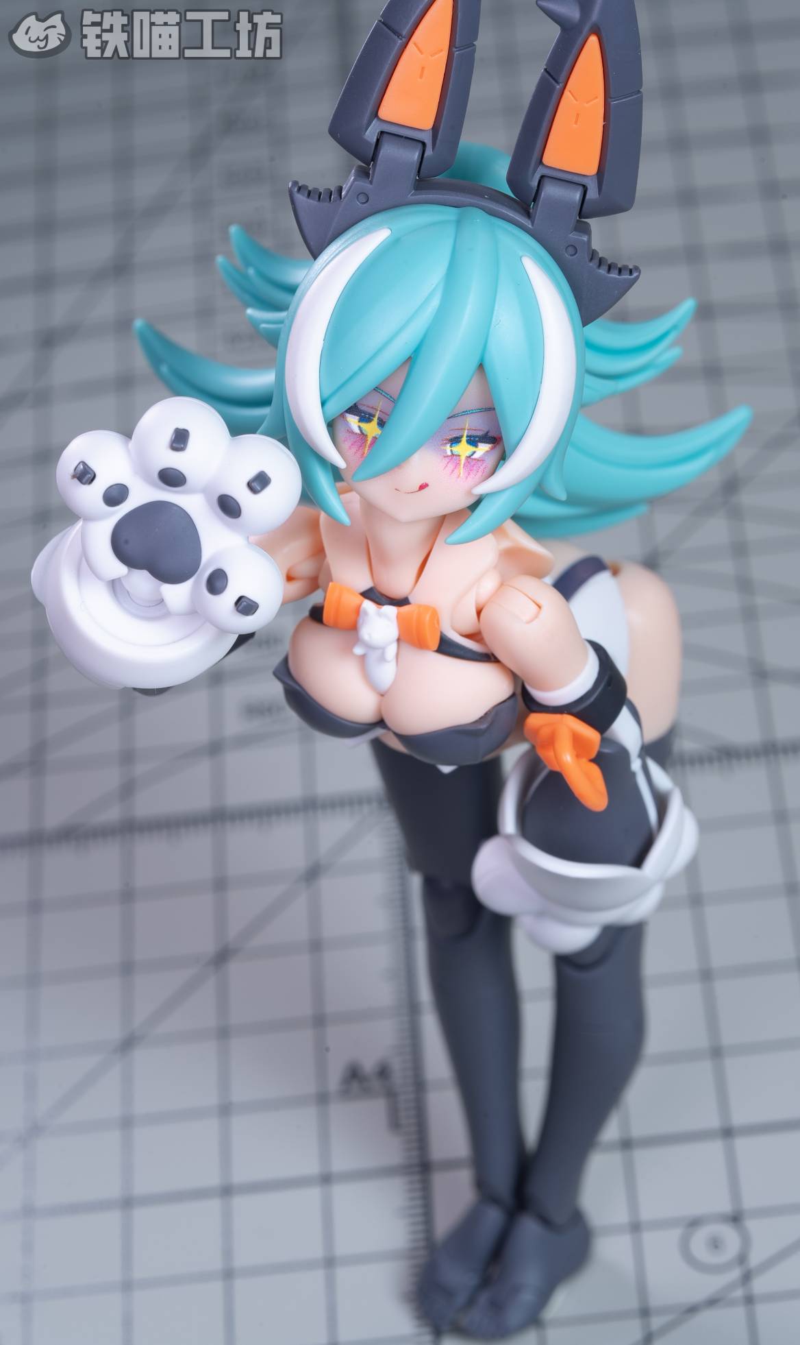 IMWS009 鉄喵工坊 TETSUNEKO PUNI☆MOFU LANG FACE PARTS X 3 SET B