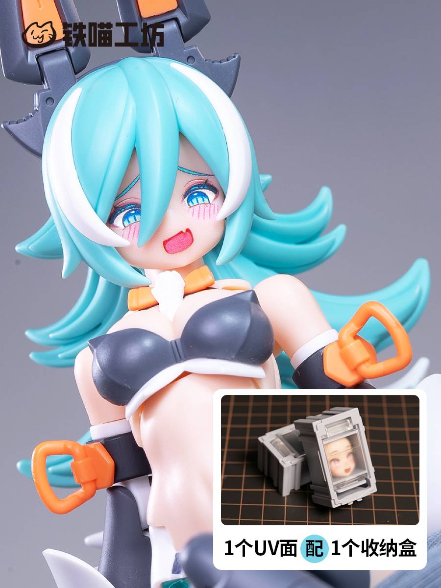 IMWS008 鉄喵工坊 TETSUNEKO PUNI☆MOFU LANG FACE PARTS X 3 SET A