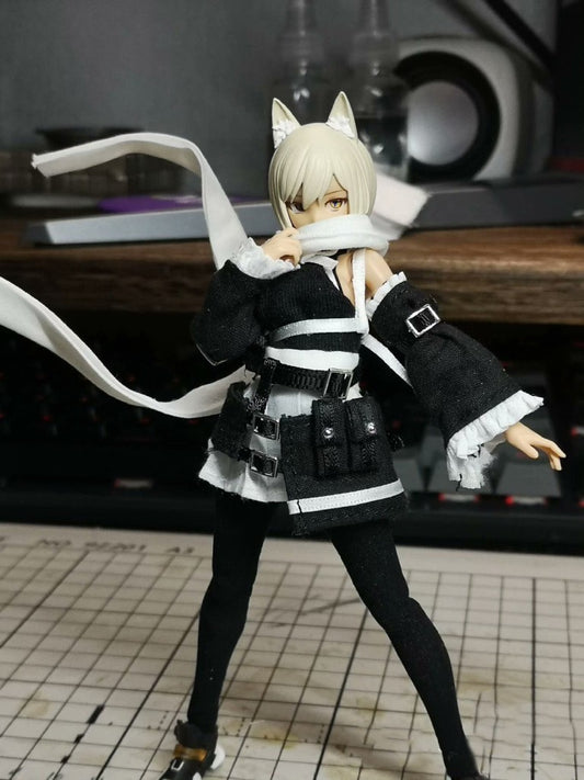 JTNJ008 JTNJ STYLE PSYCHO  型精神病 1/12 Functional skirt Black