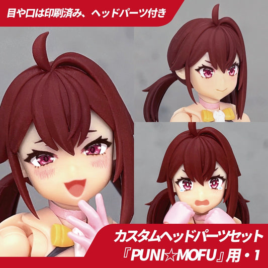 BP011H  BLUEPRINT PUNI MOFU 1 Face(set of 3)  + Hair Part
