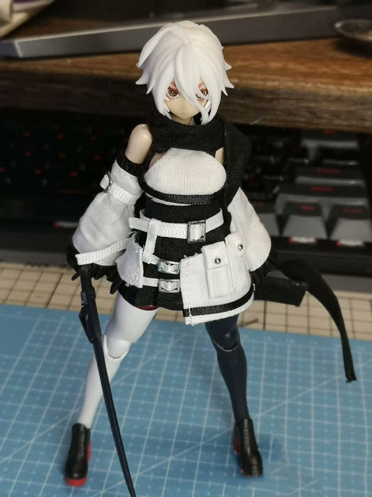 JTNJ007 JTNJ STYLE PSYCHO  型精神病 1/12 Functional skirt White