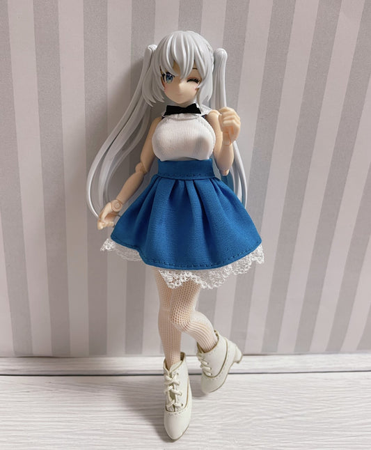 UG018 UZURA GOYA γγγε°ε± Blue Skirt Set