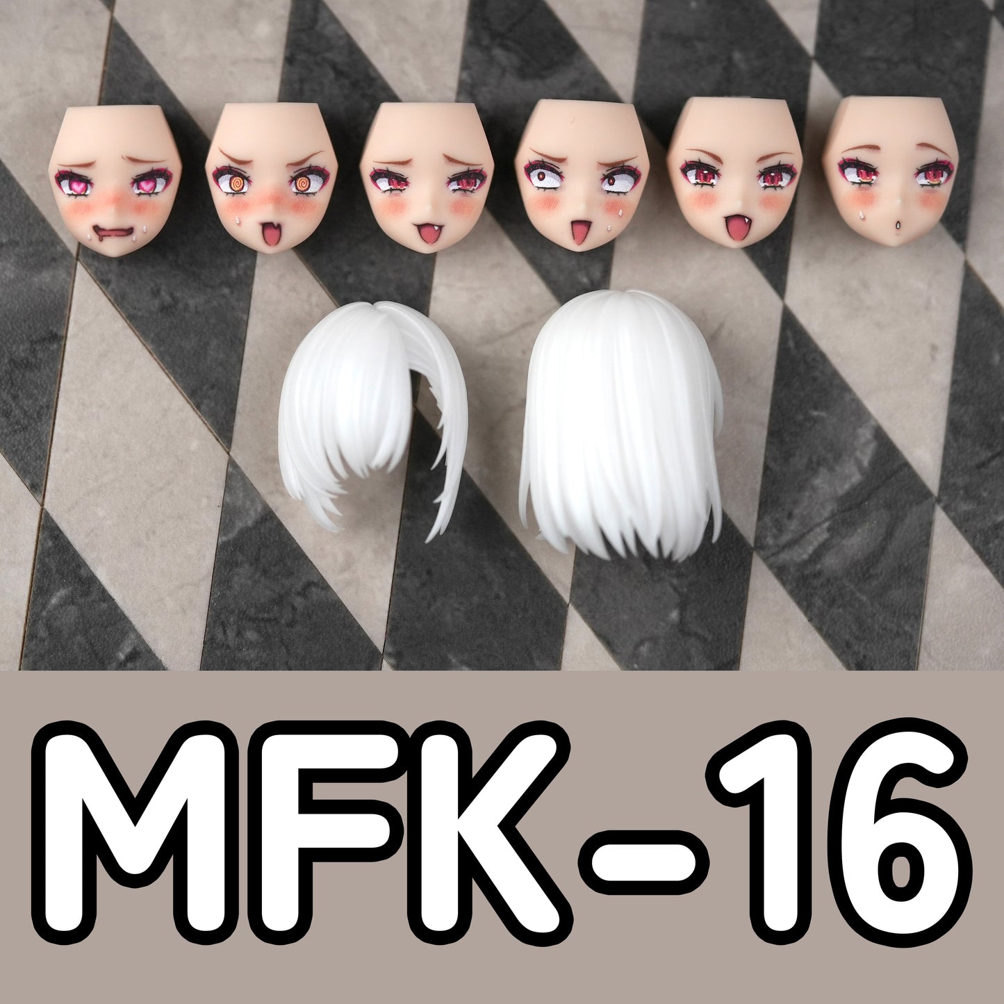MFK-16 MUSCUTO Face parts set (color printed finished product)