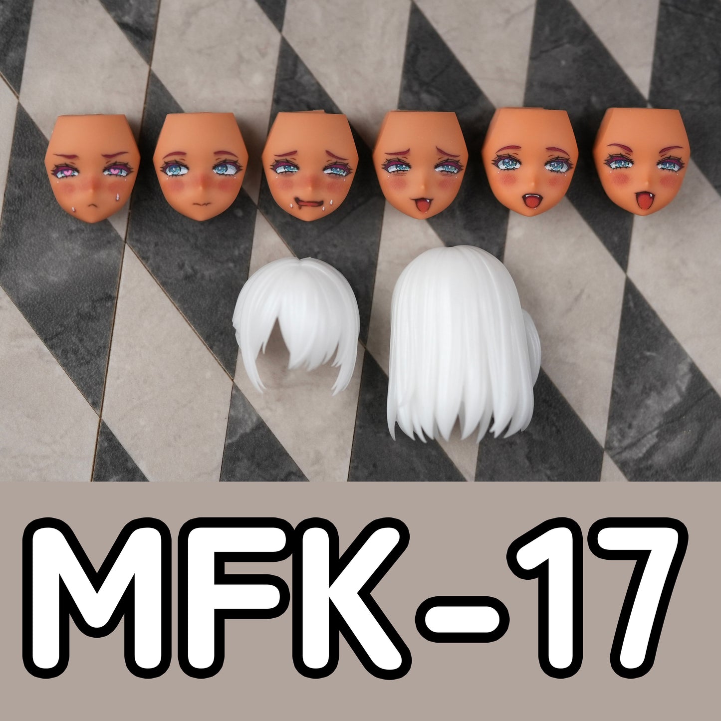 MFK-17 MUSCUTO  Face parts set (color printed finished product)