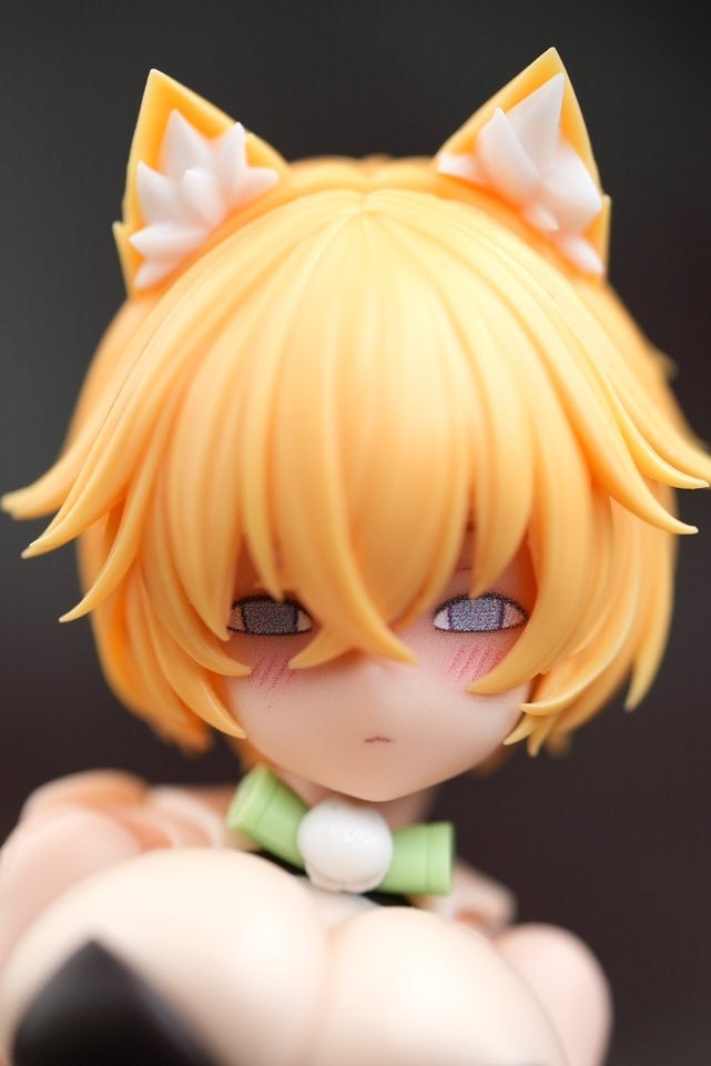 MFK-28 MUSCUTO Face + Hair parts set PUNI☆MOFU FOR KURO MAO (Skin A)