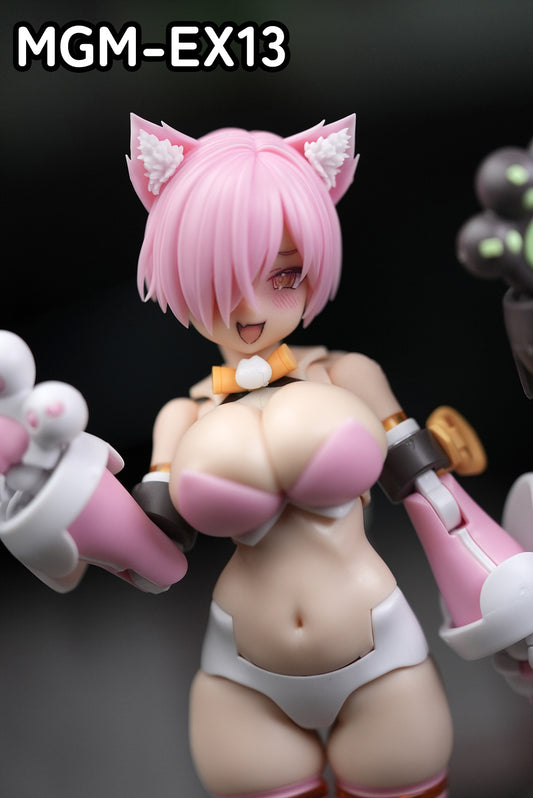MGM-EX13 MUSCUTO PUNI☆MOFU Face Parts Set A Pink Hair