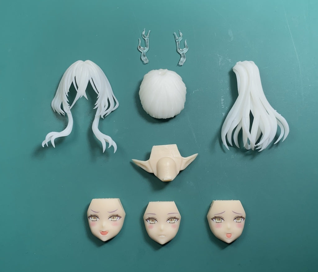 MKP002 MIKOPA RINDOU 竜胆 Custom Hair and Face Set