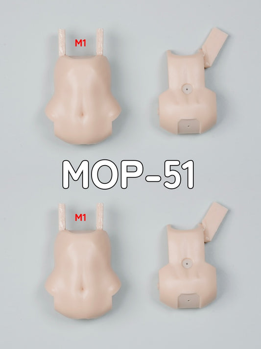MOP-51 MUSCUTO Nine-Tails 祭 Abdominal parts set 腹部 パーツセット(M1) N skin 2 Pieces Set