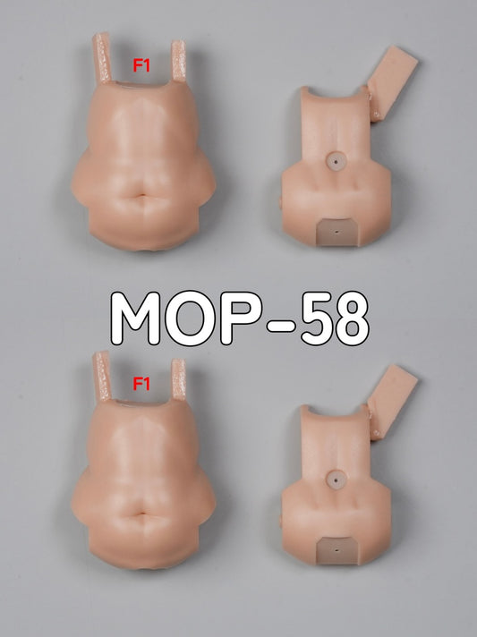 MOP-58 MUSCUTO Nine-Tails 宴  Abdominal parts set 腹部 パーツセット(F1) SR(Dark) skin 2 Pieces Set