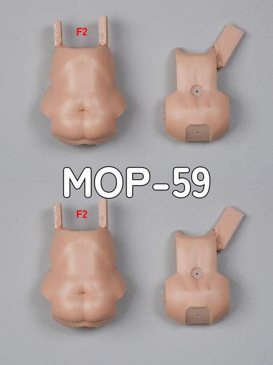MOP-59 MUSCUTO Nine-Tails 宴 Abdominal parts set 腹部 パーツセット(F2) SR(Dark) skin 2 Pieces Set