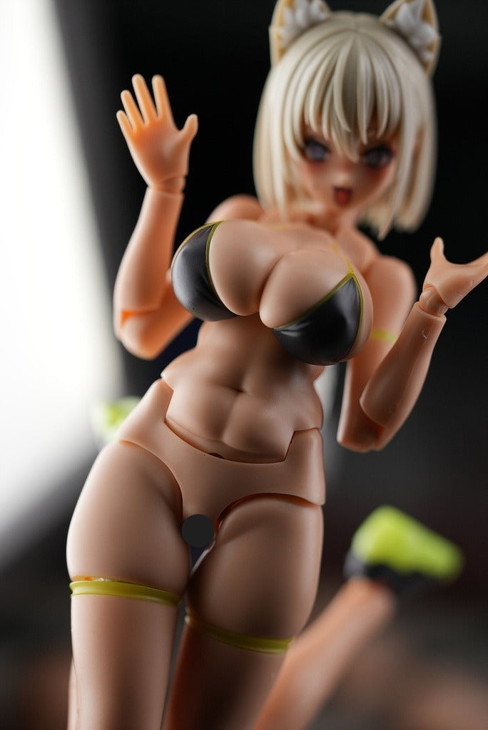 MOP-59 MUSCUTO Nine-Tails 宴 Abdominal parts set 腹部 パーツセット(F2) SR(Dark) skin 2 Pieces Set