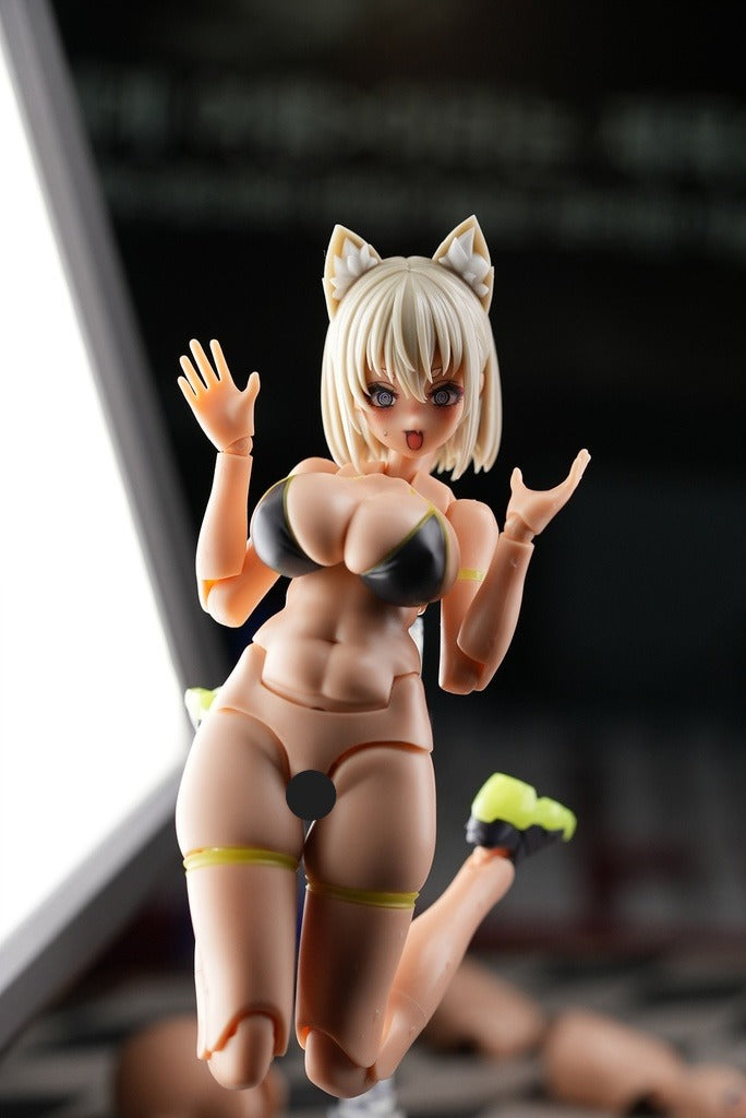 MOP-59 MUSCUTO Nine-Tails 宴 Abdominal parts set 腹部 パーツセット(F2) SR(Dark) skin 2 Pieces Set