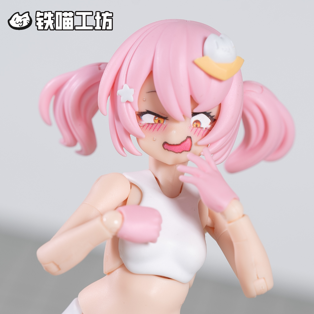 IMWS012 鉄喵工坊 TETSUNEKO PUNI☆MOFU MAO FACE PARTS X 4 SET A