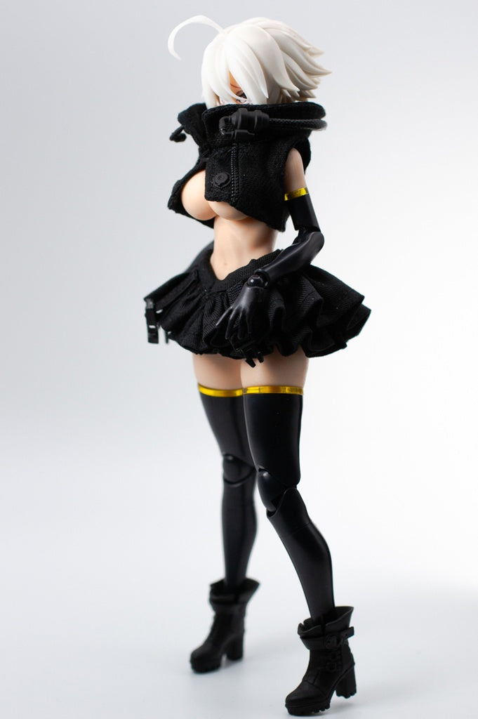 STG-002B ST-GEAR 1/12 BOOTS (BLACK RESIN)