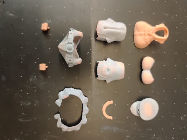 XP004 XP肉改 (Customs) 1/12 Mofu Police Parts