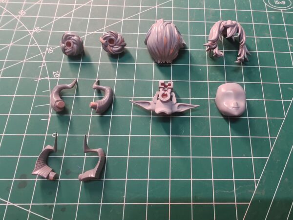 XP007 XP肉改 (Customs) 1/12 Dragon Lady Head Parts 2.0