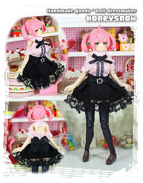 HS017 HoneySnow Jirai-kei Style (Pink and Black)