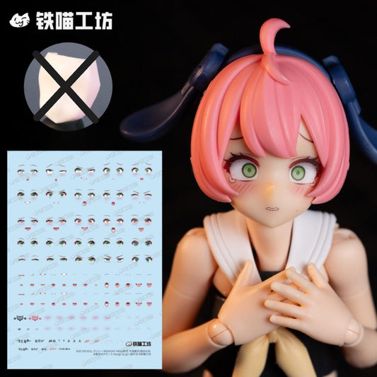 IMWS003 鉄喵工坊 IRON MEOW WORKSHOP FACE WATER DECAL DB GUNNER