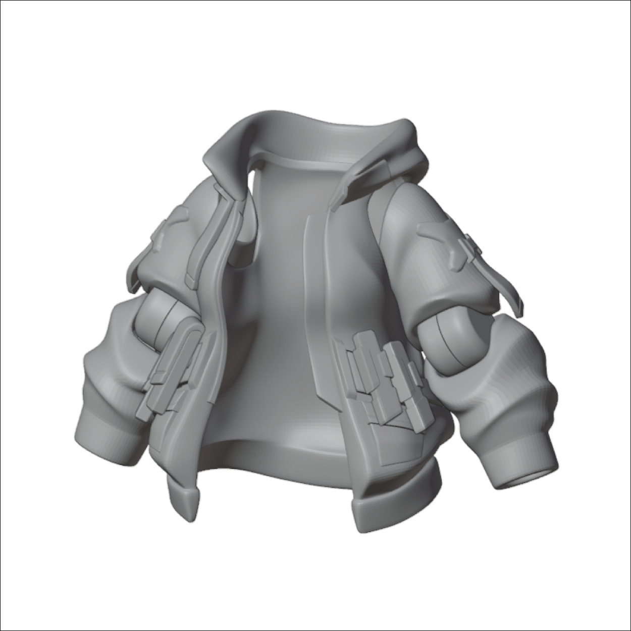 BP042 BLUEPRINT Custom JACKET CORE (WHITE)