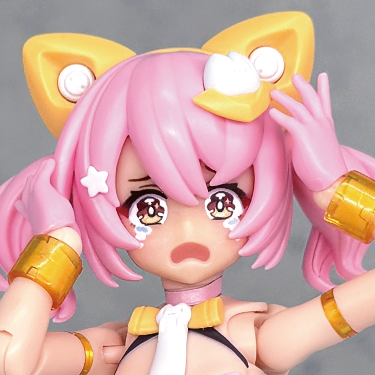 BP050 BLUEPRINT PUNI☆MOFU CUSTOM FACE "DROOPY-EYED GIRL"『たれ目ちゃん』 PART 1