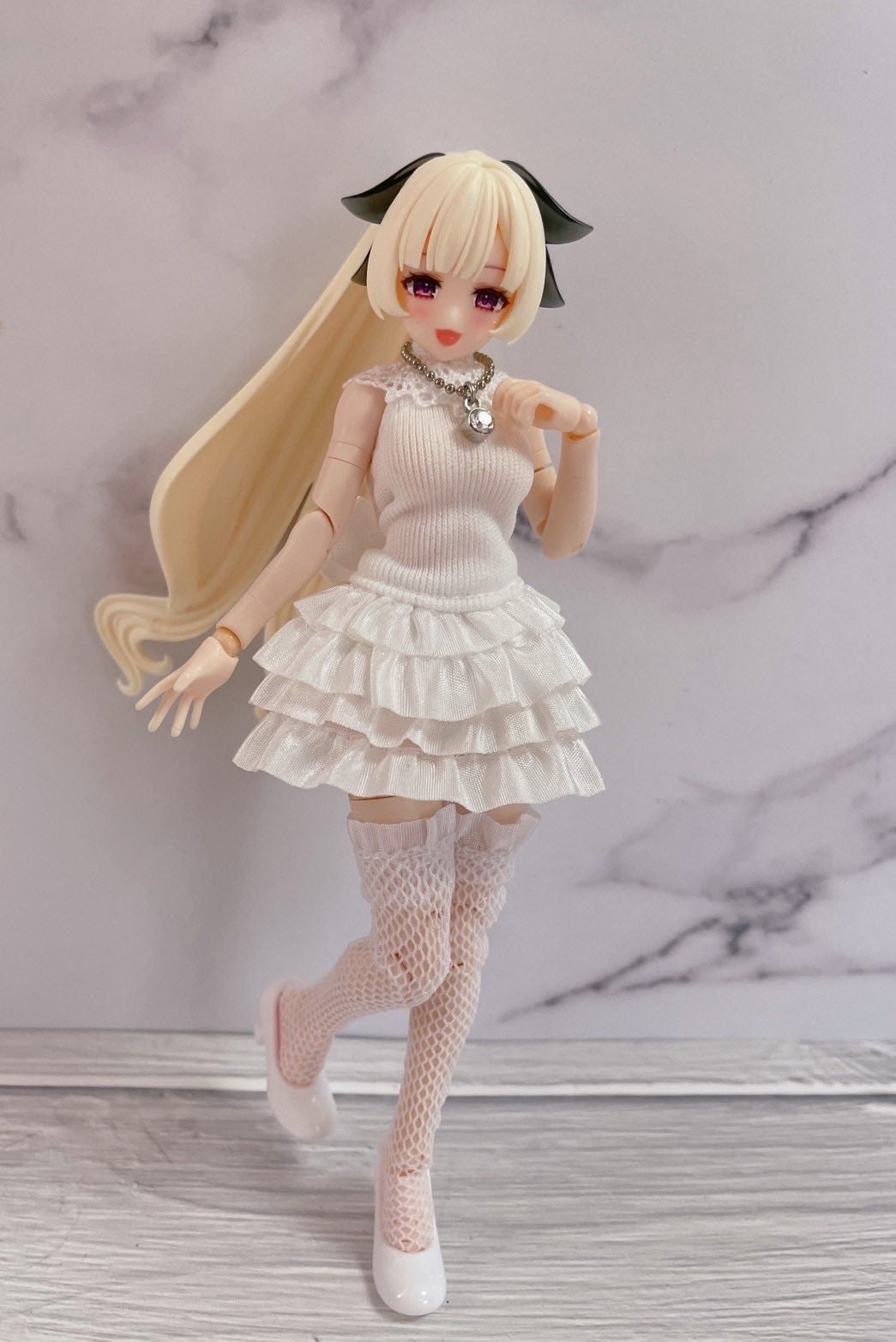 UG021 UZURA GOYA うずら小屋 Light White layer skirt Set