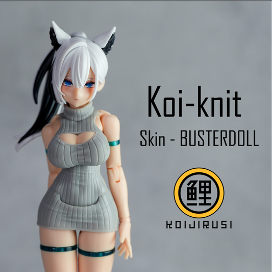 KOI-025 KOIJIRUSI KOI-KNIT MULTI-COLOR (GRAY, BLACK, WHITE)