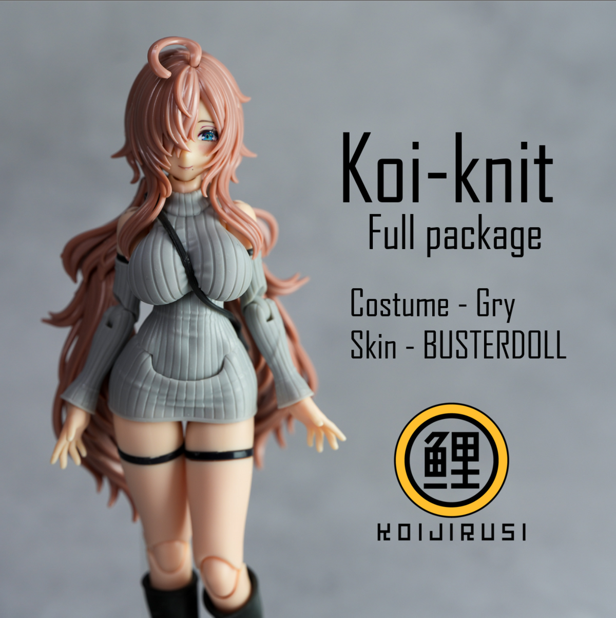 KOI-026 KOIJIRUSI KOI-KNIT FULL PACKAGE (GRAY)