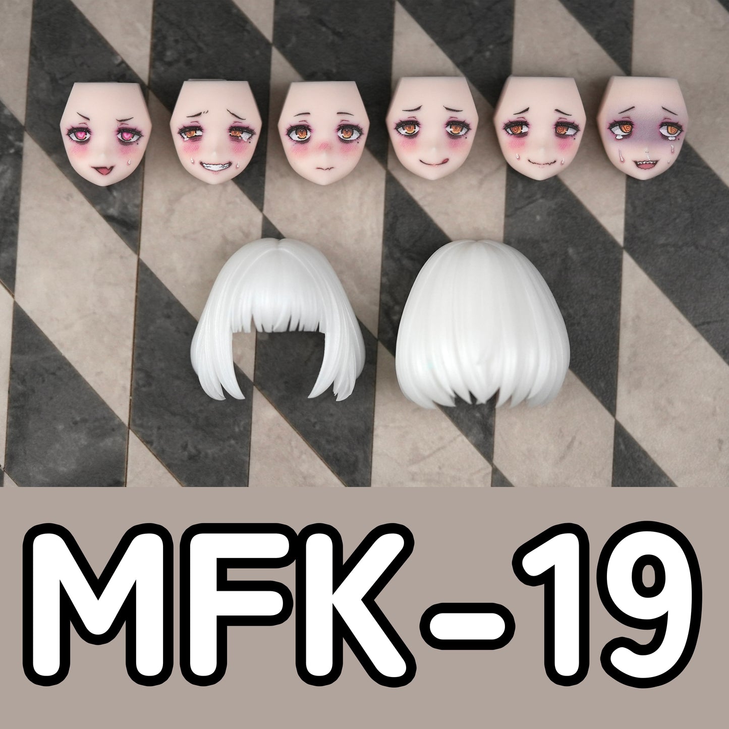 MFK-19 MUSCUTO Face parts set (color printed finished product)