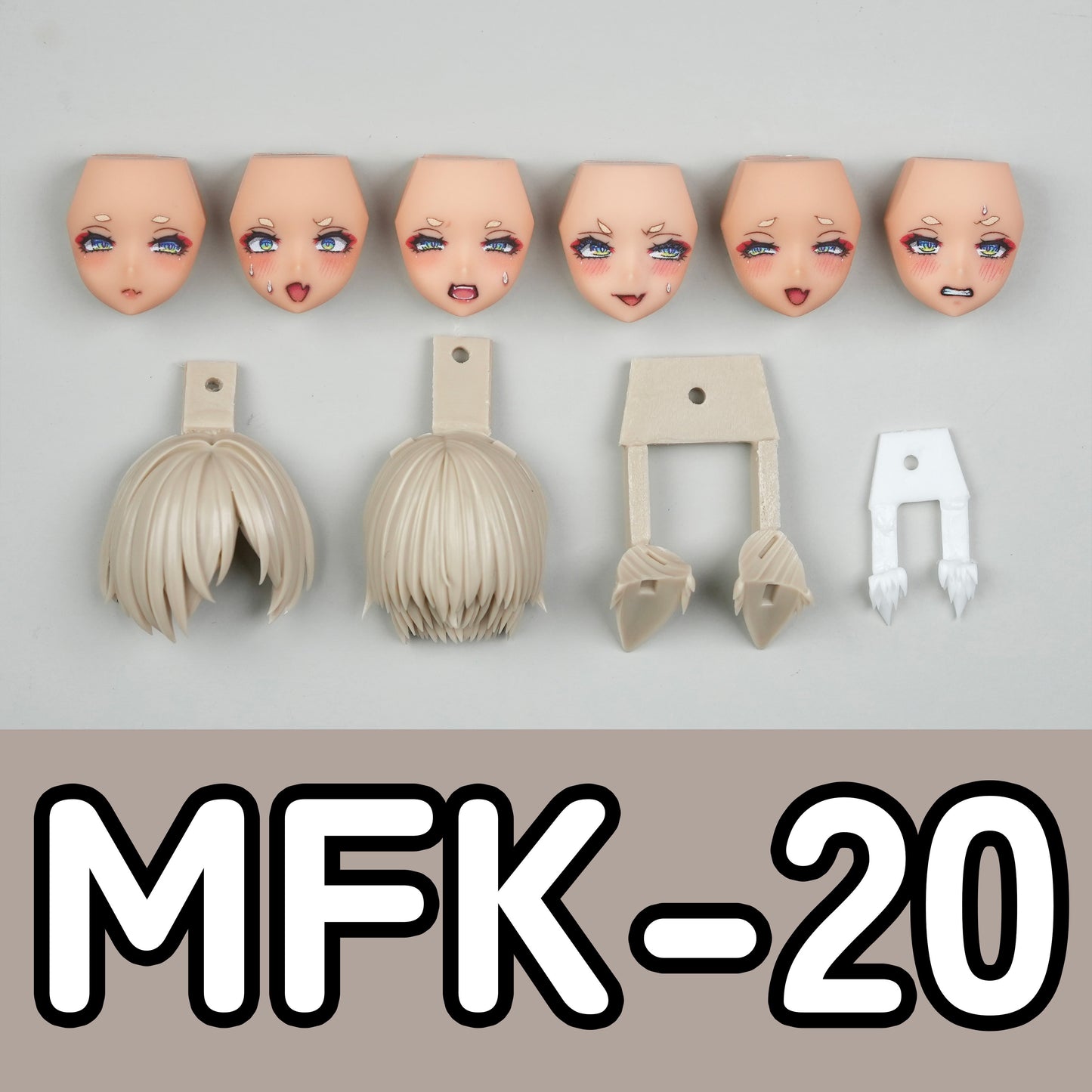 MFK-20 MUSCUTO Face parts set (color printed finished product)