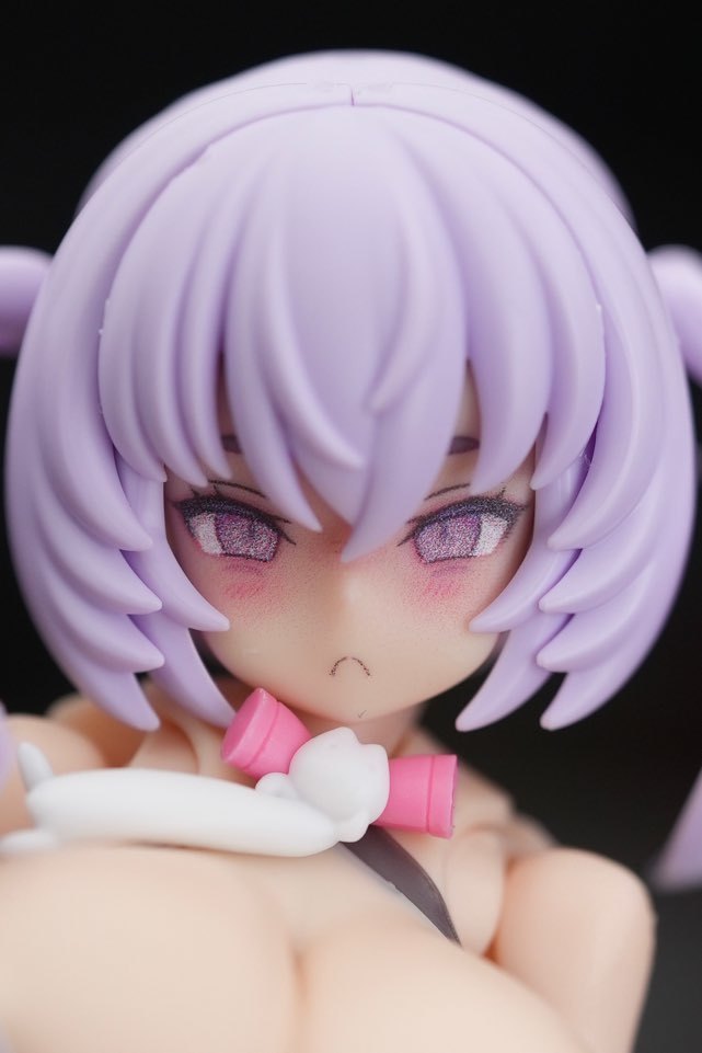 MFK-21 MUSCUTO Face + Hair parts set PUNI☆MOFU PURPLE