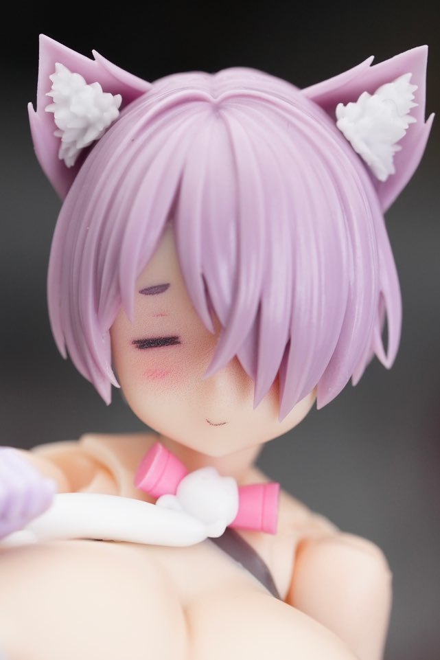 MFK-21 MUSCUTO Face + Hair parts set PUNI☆MOFU PURPLE