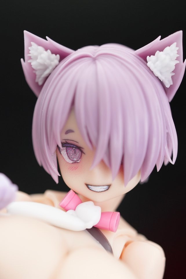 MFK-21 MUSCUTO Face + Hair parts set PUNI☆MOFU PURPLE