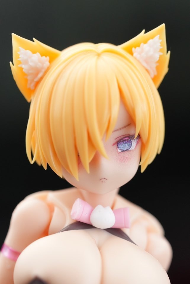 MFK-22 MUSCUTO Face + Hair parts set PUNI☆MOFU YELLOW