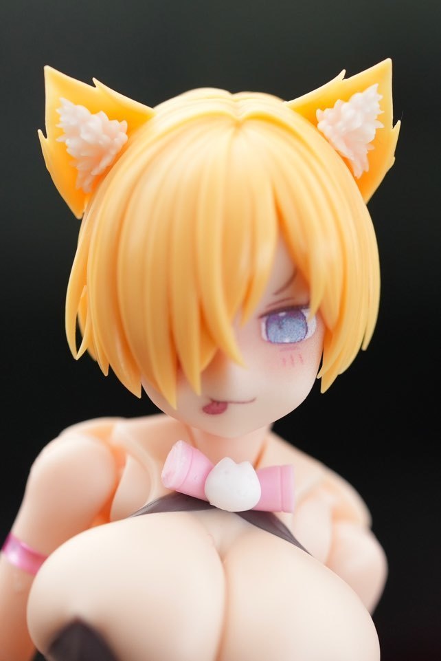 MFK-22 MUSCUTO Face + Hair parts set PUNI☆MOFU YELLOW