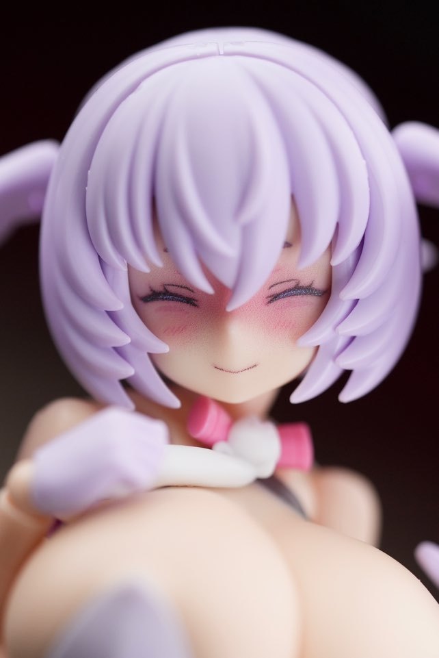 MFK-23 MUSCUTO Face + Hair parts with Horn set PUNI☆MOFU PURPLE