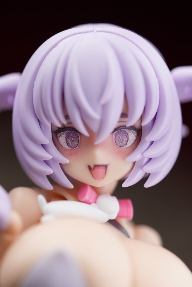 MFK-23 MUSCUTO Face + Hair parts with Horn set PUNI☆MOFU PURPLE
