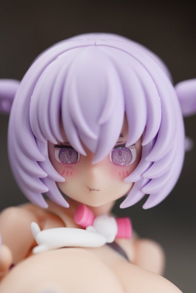 MFK-23 MUSCUTO Face + Hair parts with Horn set PUNI☆MOFU PURPLE