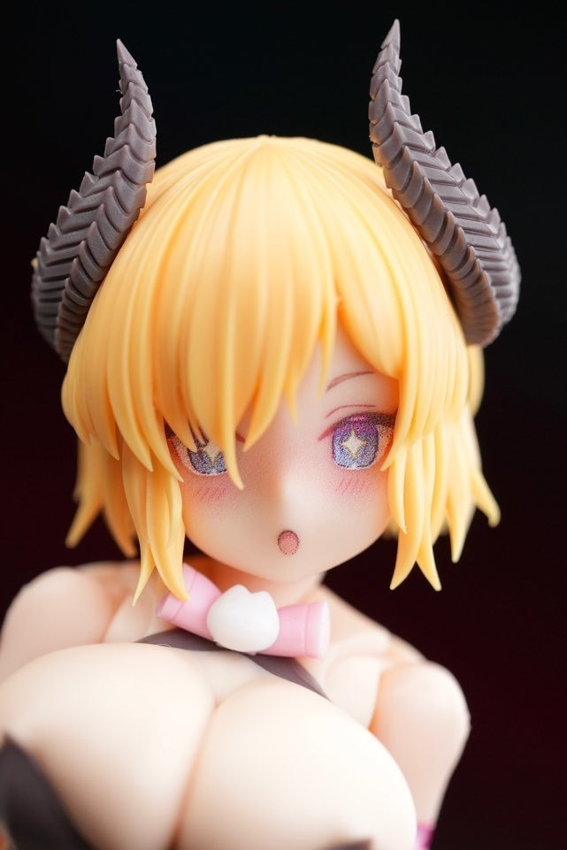 MFK-24 MUSCUTO Face + Hair parts with Horn set PUNI☆MOFU YELLOW