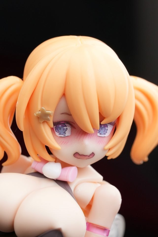 MFK-24 MUSCUTO Face + Hair parts with Horn set PUNI☆MOFU YELLOW