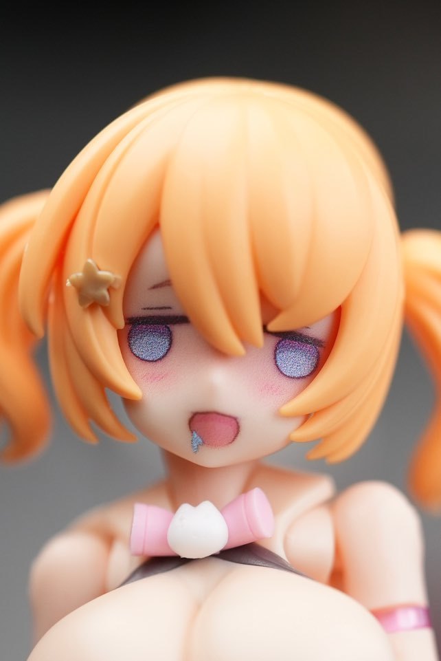 MFK-24 MUSCUTO Face + Hair parts with Horn set PUNI☆MOFU YELLOW