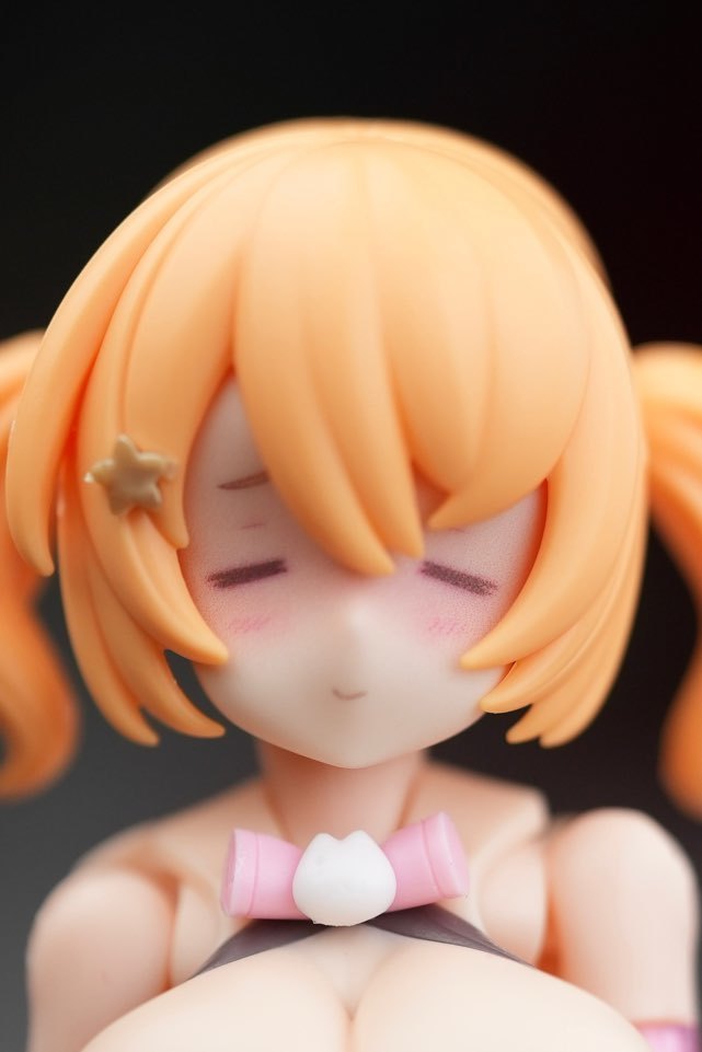 MFK-24 MUSCUTO Face + Hair parts with Horn set PUNI☆MOFU YELLOW