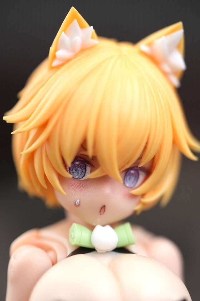 MFK-28 MUSCUTO Face + Hair parts set PUNI☆MOFU FOR KURO MAO (Skin A)