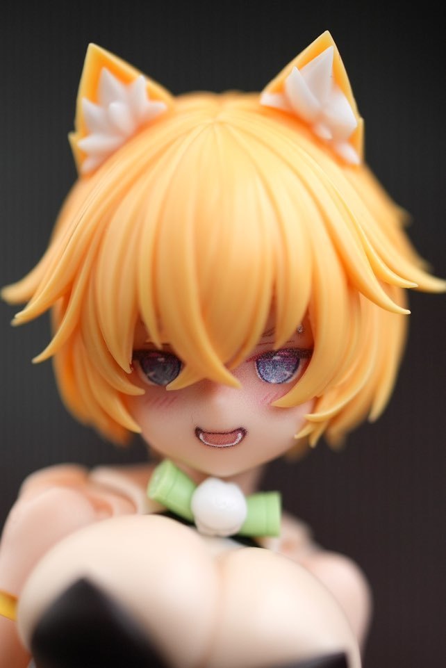 MFK-28 MUSCUTO Face + Hair parts set PUNI☆MOFU FOR KURO MAO (Skin A)