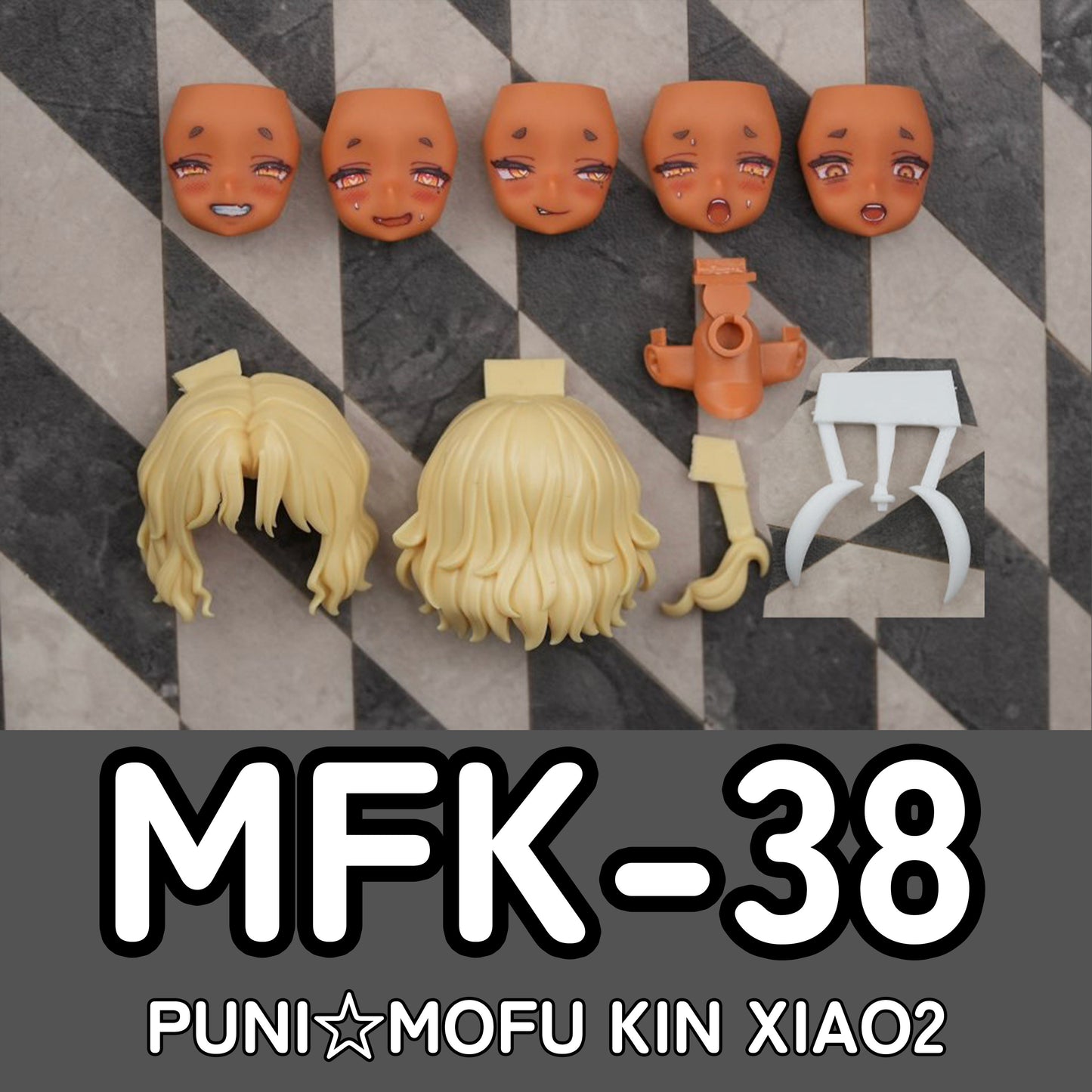 MFK-38 MUSCUTO Face + Hair parts set KIN XIAO 2 (Skin E)