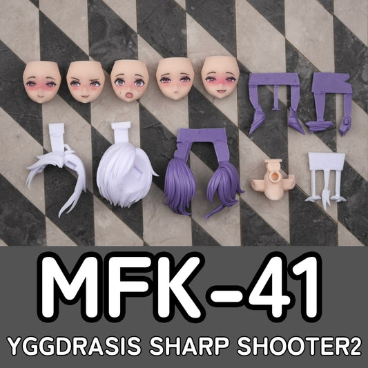MFK-41 MUSCUTO Face + Hair parts set YGGDRASIS SHARP SHOOTER 2 (Skin A)