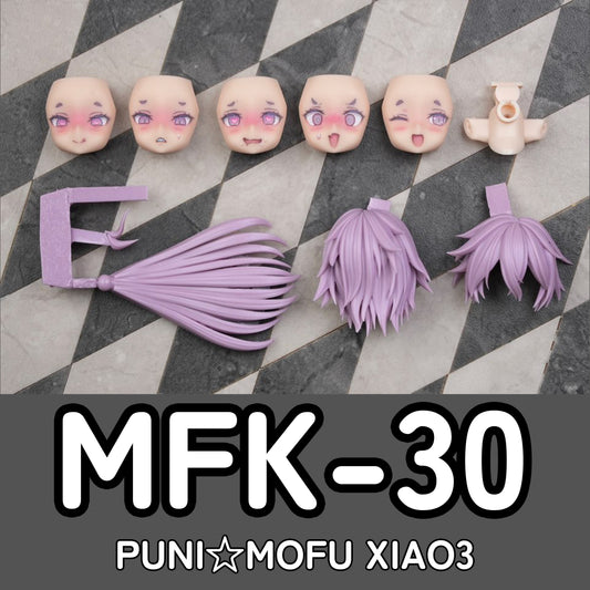 MFK-30 MUSCUTO Face + Hair parts set PUNI☆MOFU FOR XIAO (Skin A)