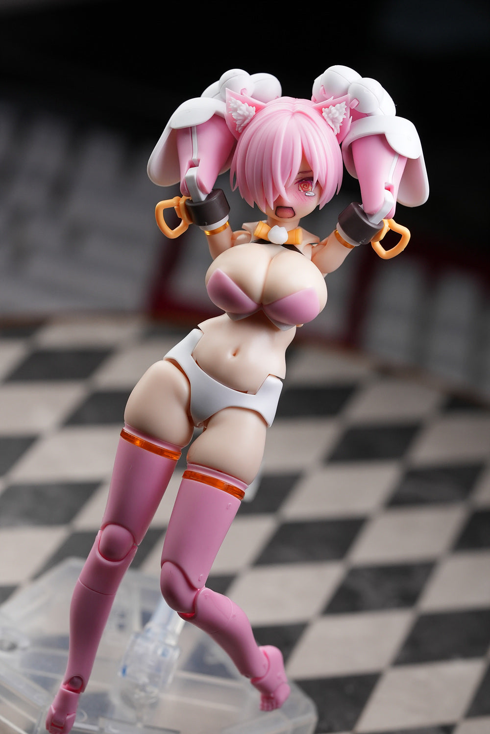 MGM-EX13 PUNI☆MOFU Face Parts Set A Pink Hair