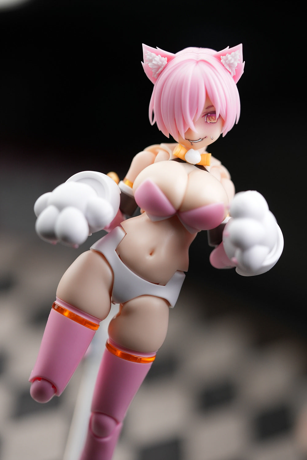 MGM-EX13 PUNI☆MOFU Face Parts Set A Pink Hair