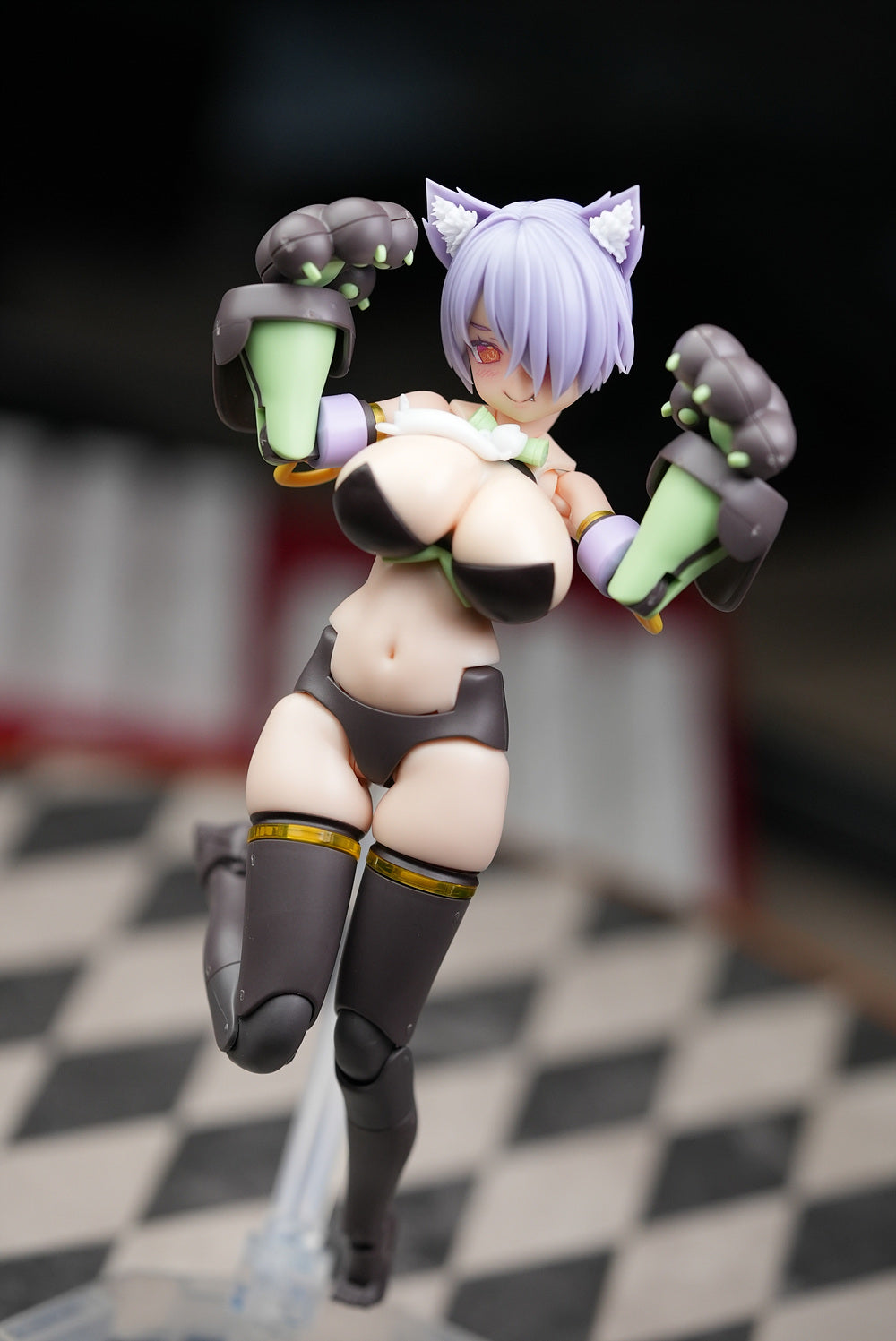 [MGM-EX14] MUSCUTO PUNI☆MOFU Face Parts Set B <For PUNI☆MOFU> Purple Hair